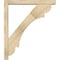 Ekena Millwork Olympic Block Rough Sawn Bracket w/ Offset Brace, Douglas Fir, 4"W x 26"D x 30"H BKT0402X26X30OLY05RDF - alternate 2